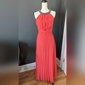 Coral formal dress